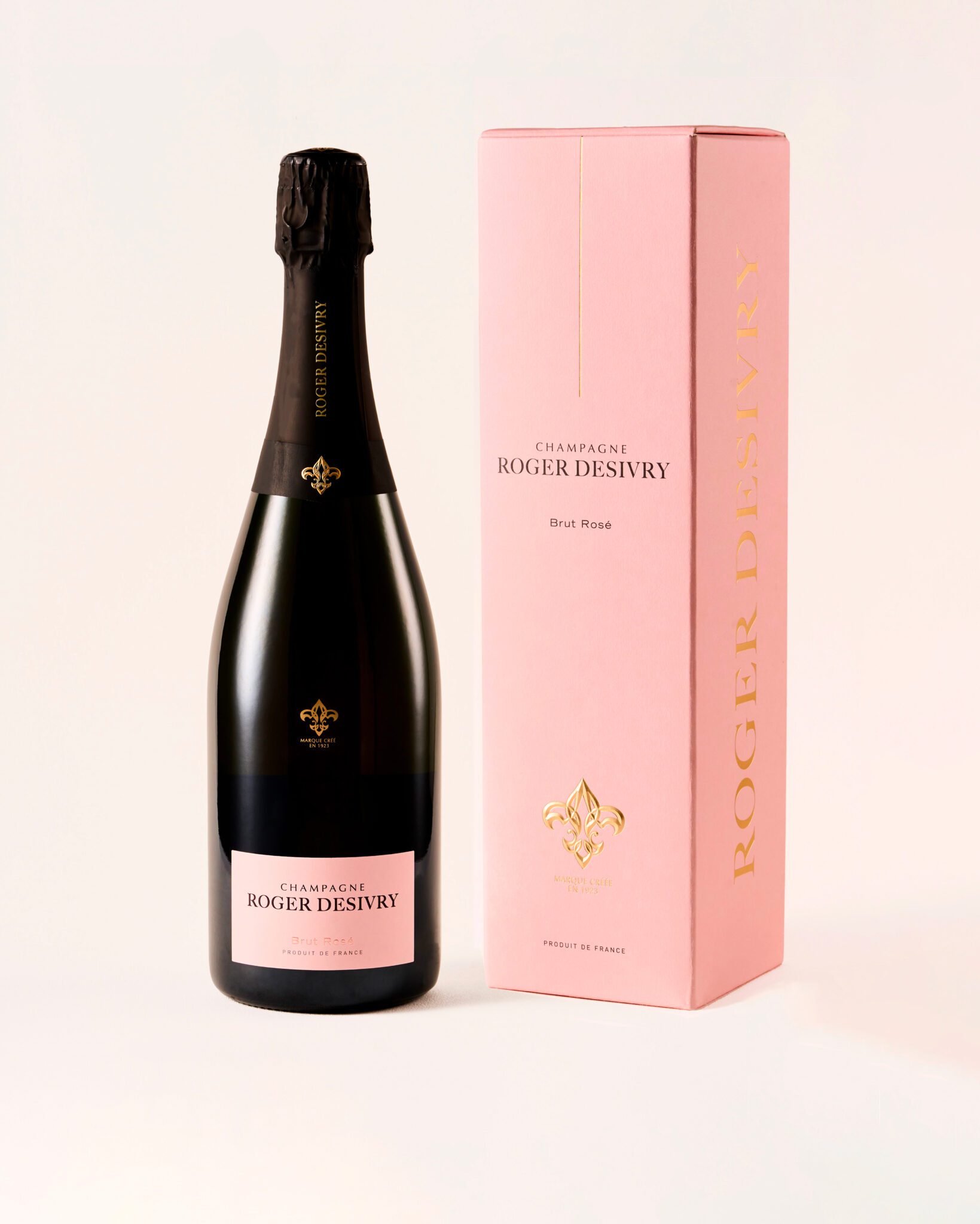 Brut Rosé x Bouteille + Packaging x White